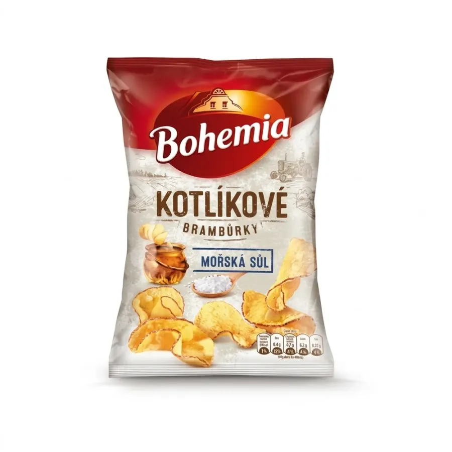 Kotlíkové brambůrky mořská sůl 100 g