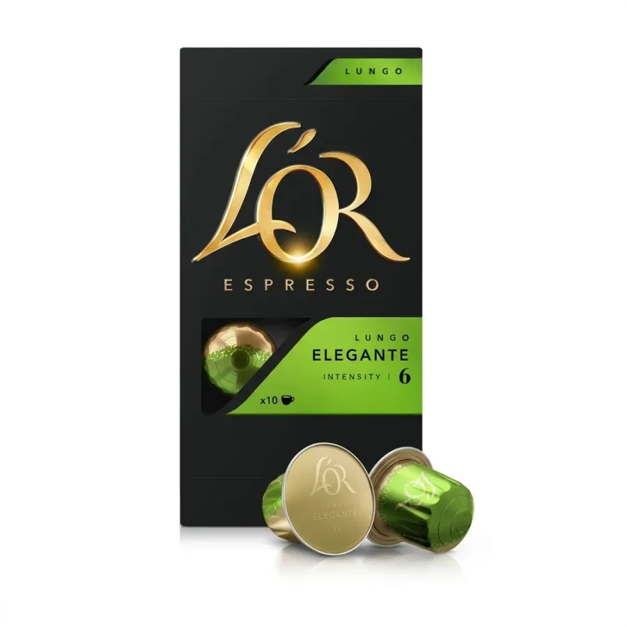 Espresso Lungo Elegante kávové kapsle 6 ks 52 g