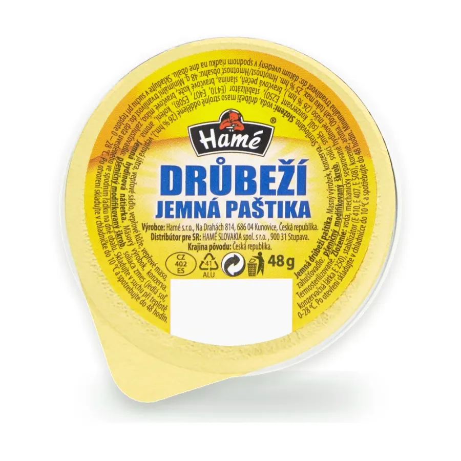Paštika jemná drůbeží 48 g
