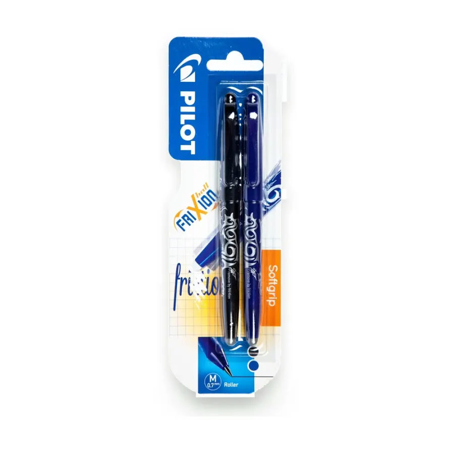 FriXion Ball pero 0,7 mm modré/černé 2 ks