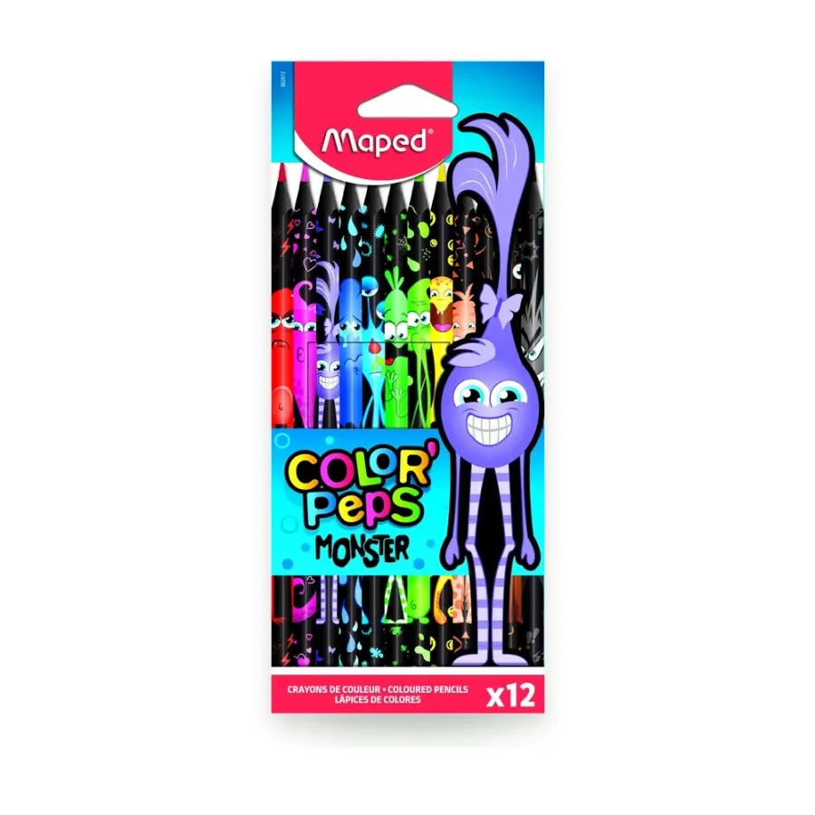 MONSTER pastelky 12 ks