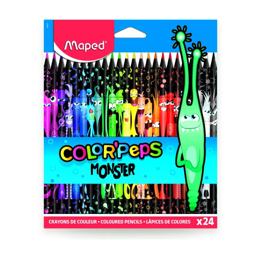 MONSTER pastelky 24 ks