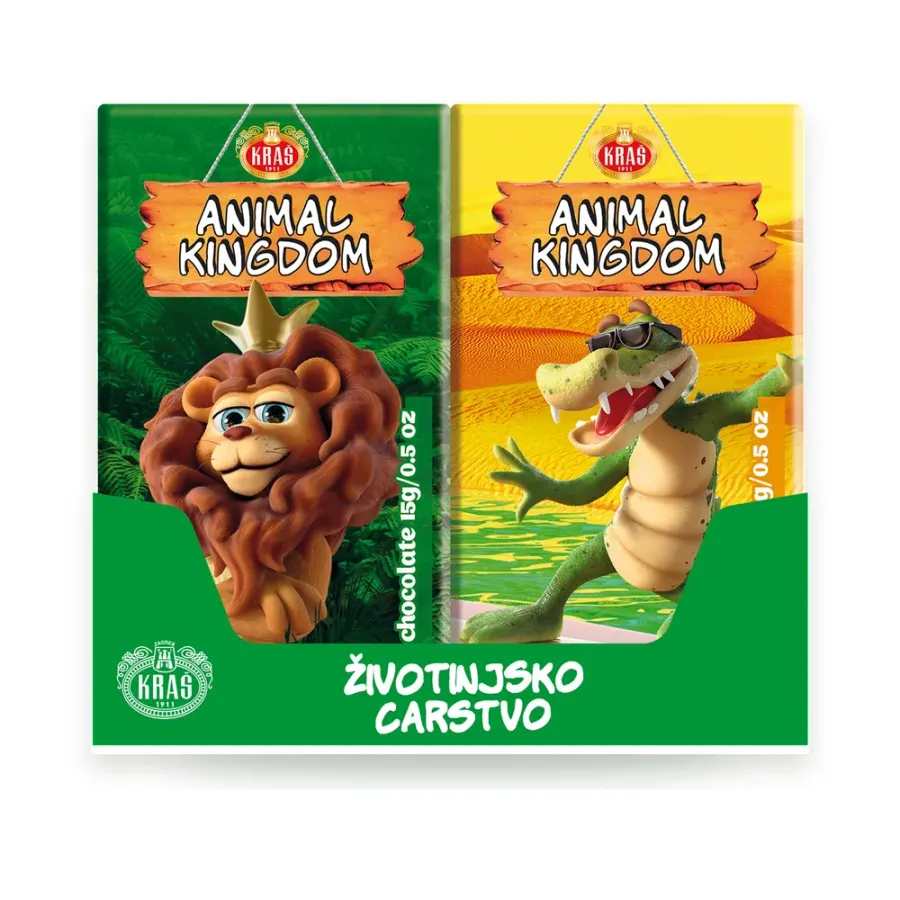 Království zvířat čokoláda 15 g
