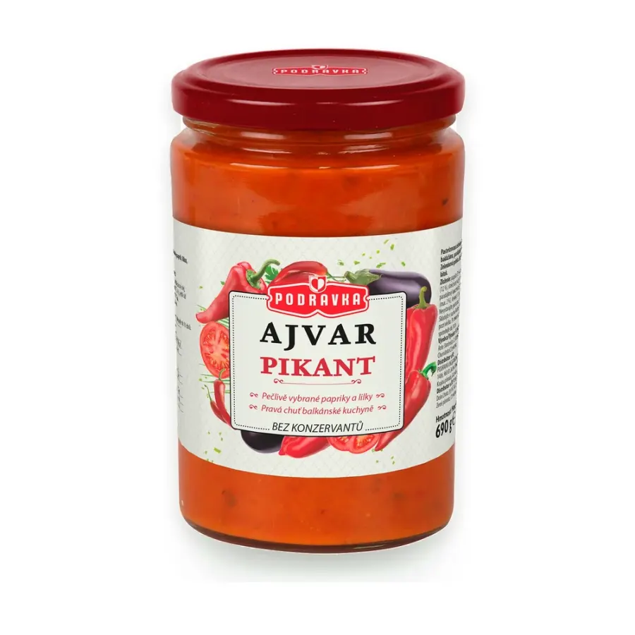 Ostrý ajvar 690 g