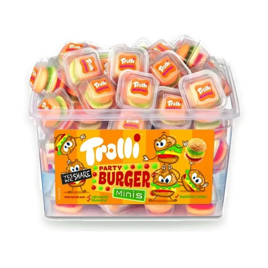 Mini Burger gumové bonbóny 10 g