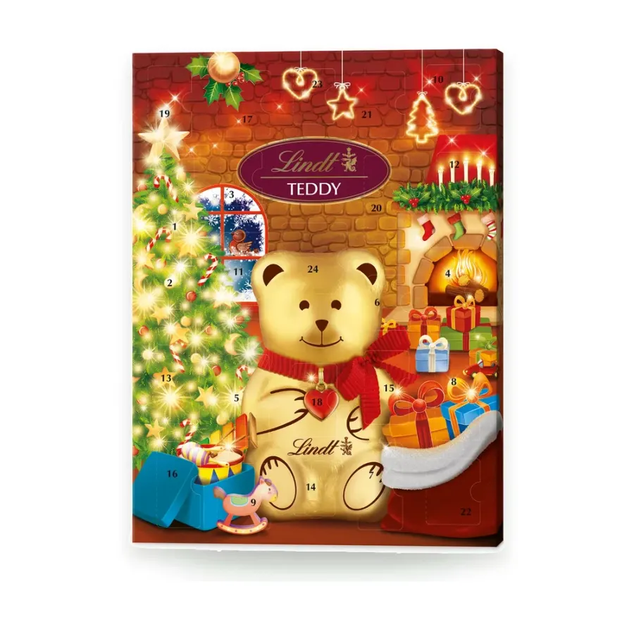 Teddy Calendar Xmas Tree adventní kalendář 170 g