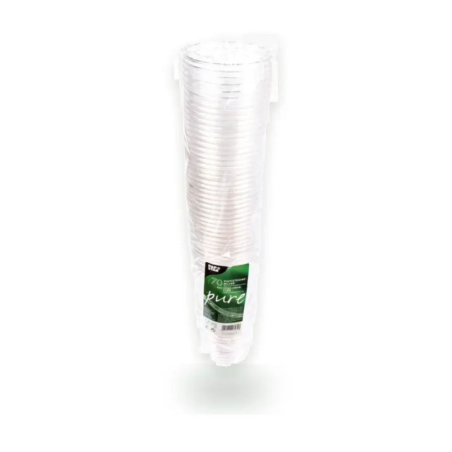 Kelímek na studený nápoj Pure 400 ml plast 70 ks