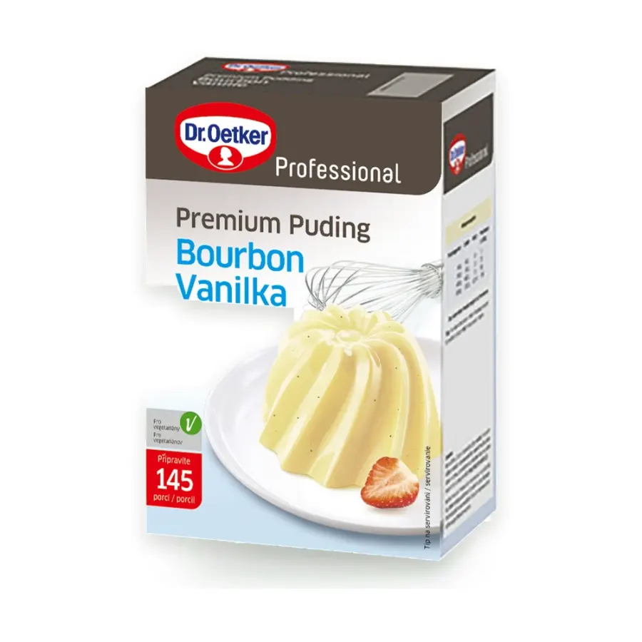 Premium puding s příchutí bourbon vanilka 1 kg