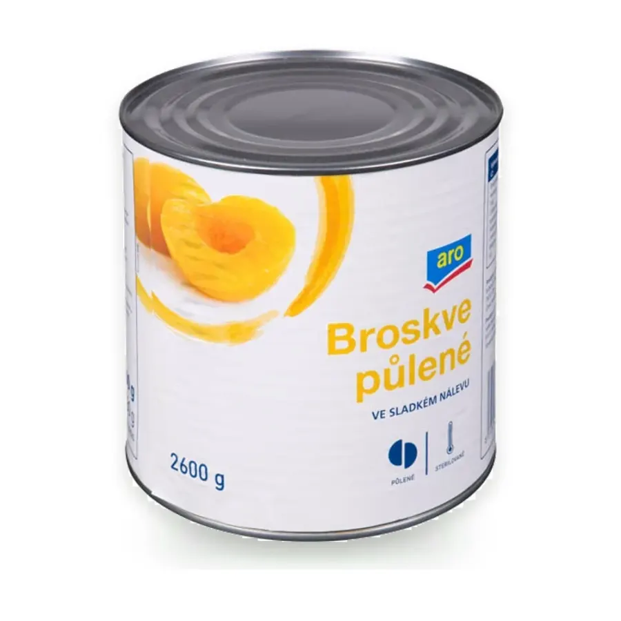 Broskve půlené 2600 g