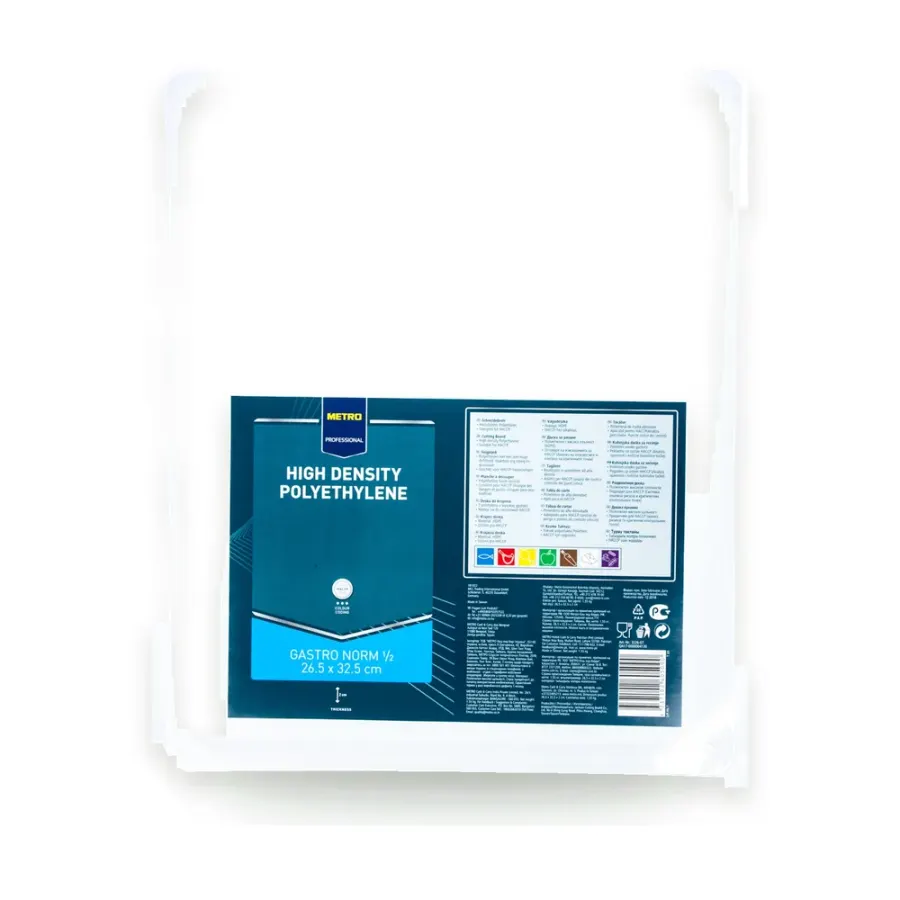 Krájecí deska z HDPE Gastro Norm 1/2, 26,5 × 32,5 cm