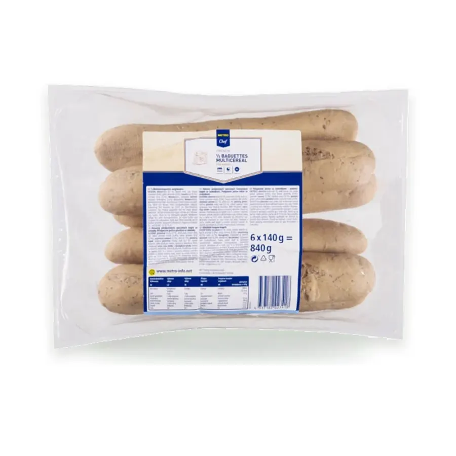 Vícezrnné bagety 6 x 140 g