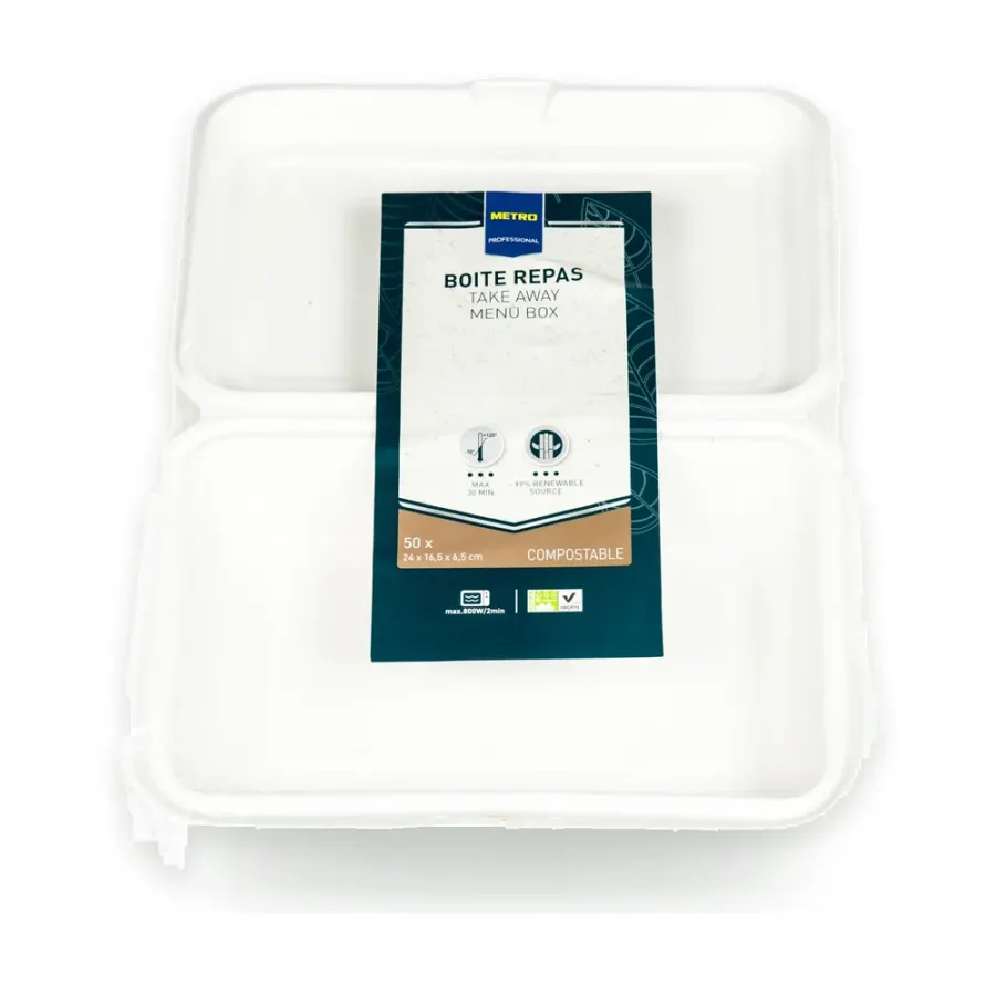 Menubox s víkem Takeaway 50 ks