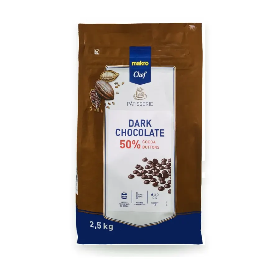 Čokoládové čočky hořká čokoláda 50 % 2,5 kg