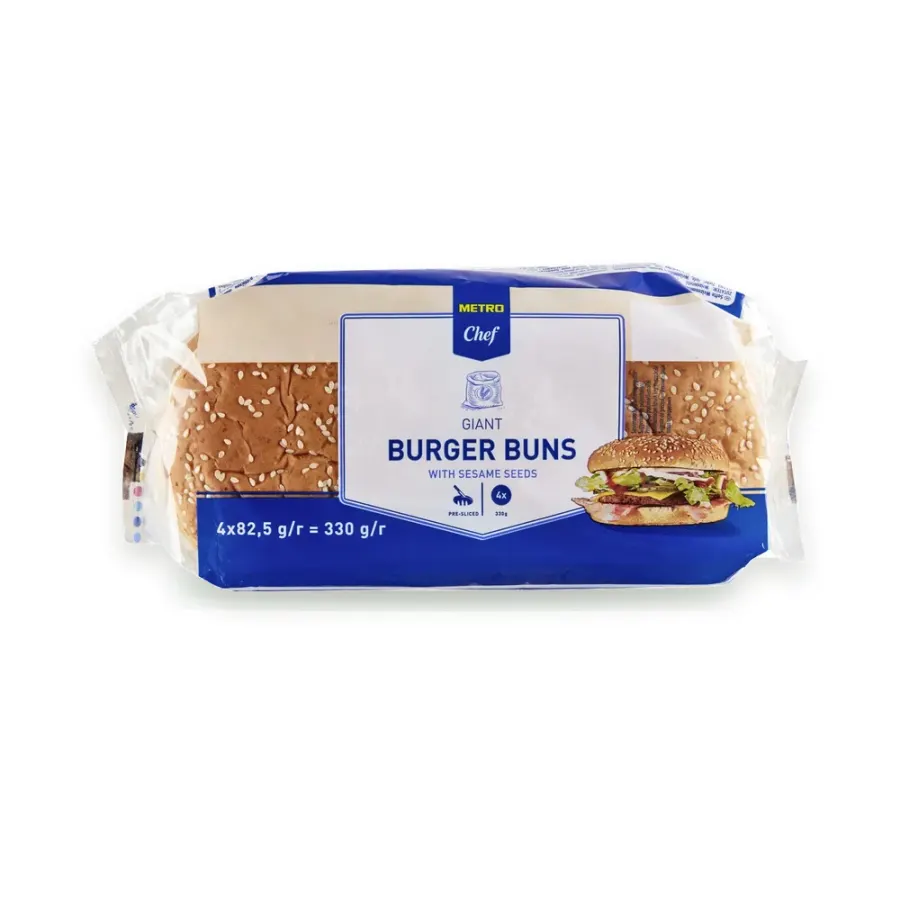 Bulka na burger maxi celozrnná 4 x 82,5 g