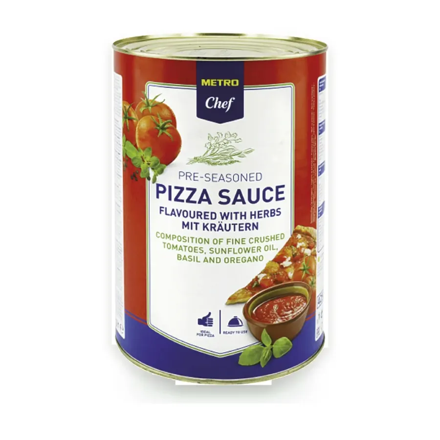 Omáčka na pizzu s bylinkami 4,1 kg
