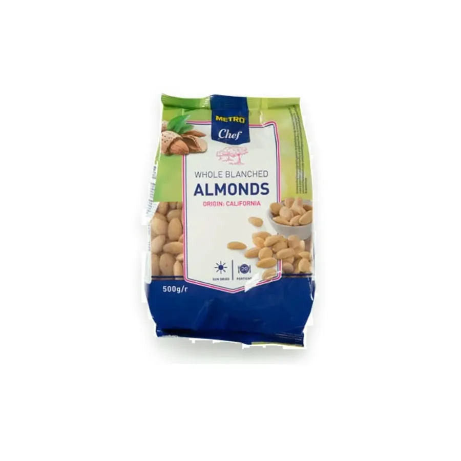 Mandle blanšírované celé 500 g