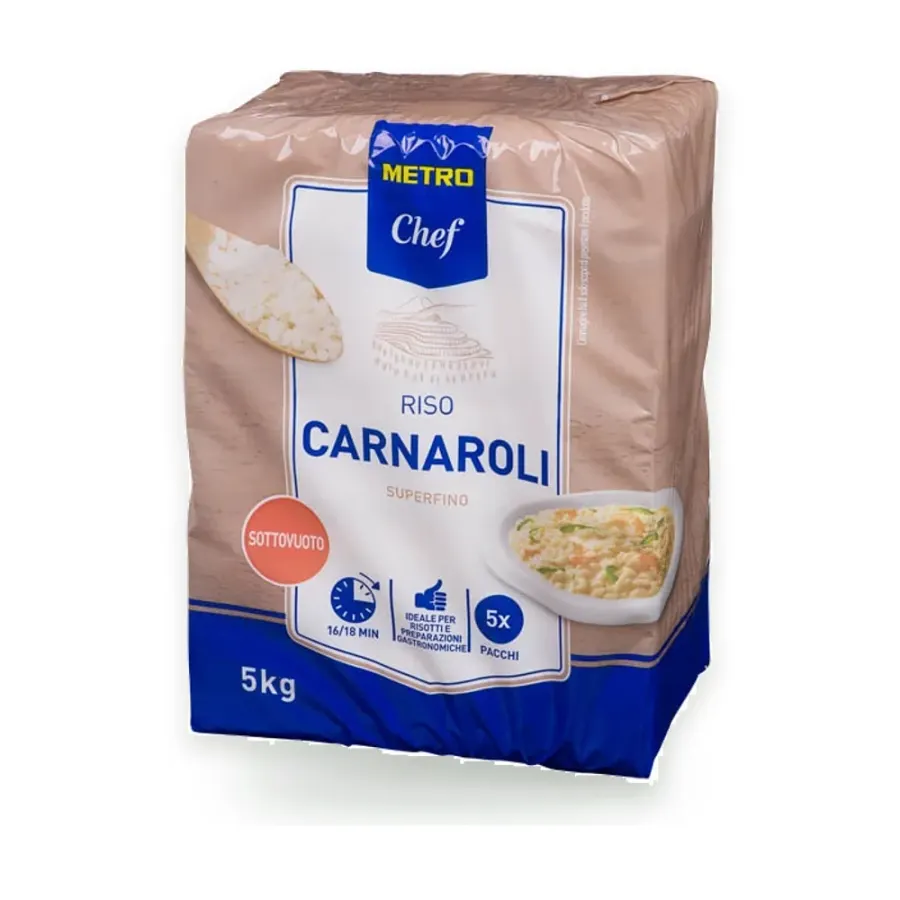 Rýže Carnaroli vakuovaná 5 x 1 kg