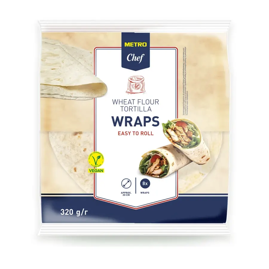 METRO Chef Tortilla 20 cm 8 x 40 g