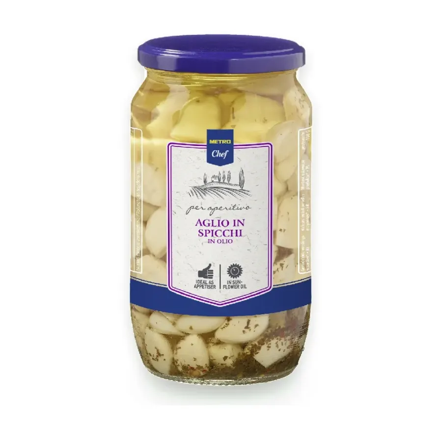 Česnek v oleji 660 g