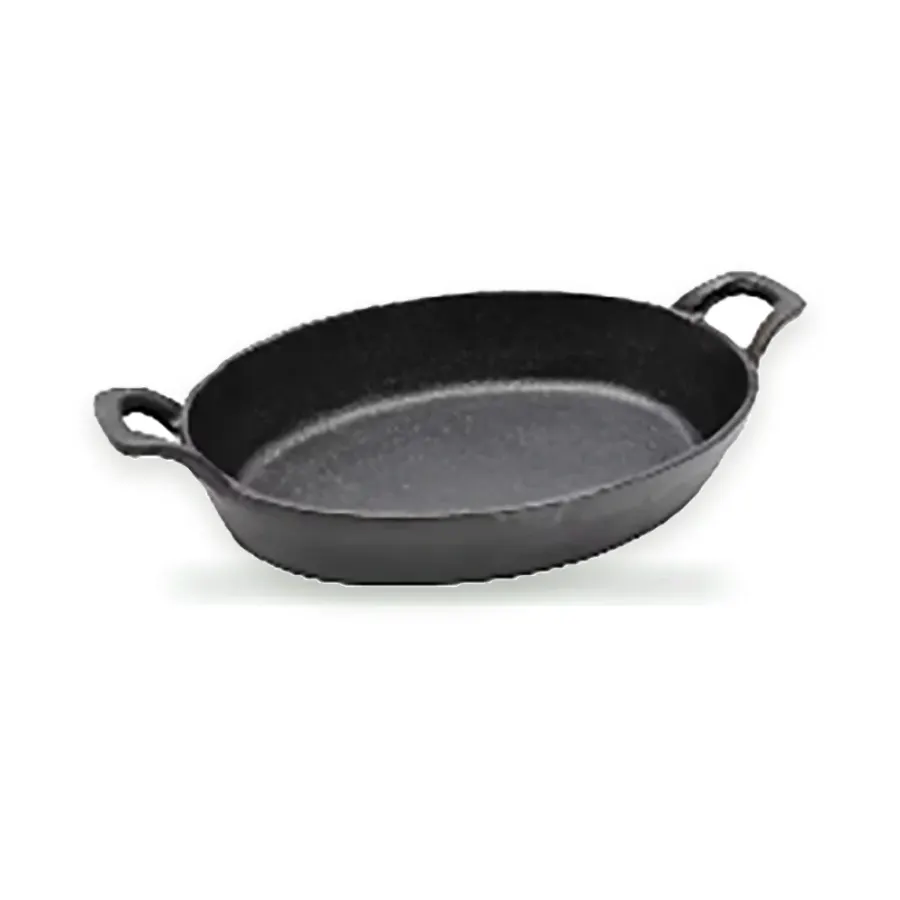 Servírovací litinová pánev oválná 23 cm