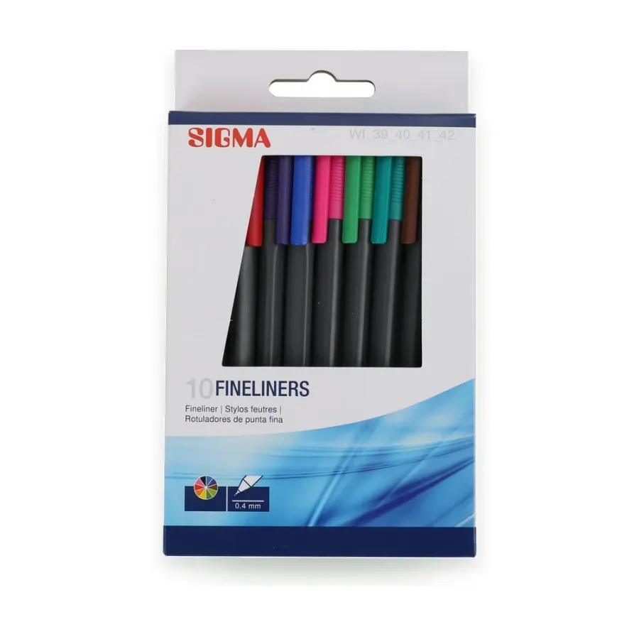 Fineliner 0,4 mm mix barev 10 ks