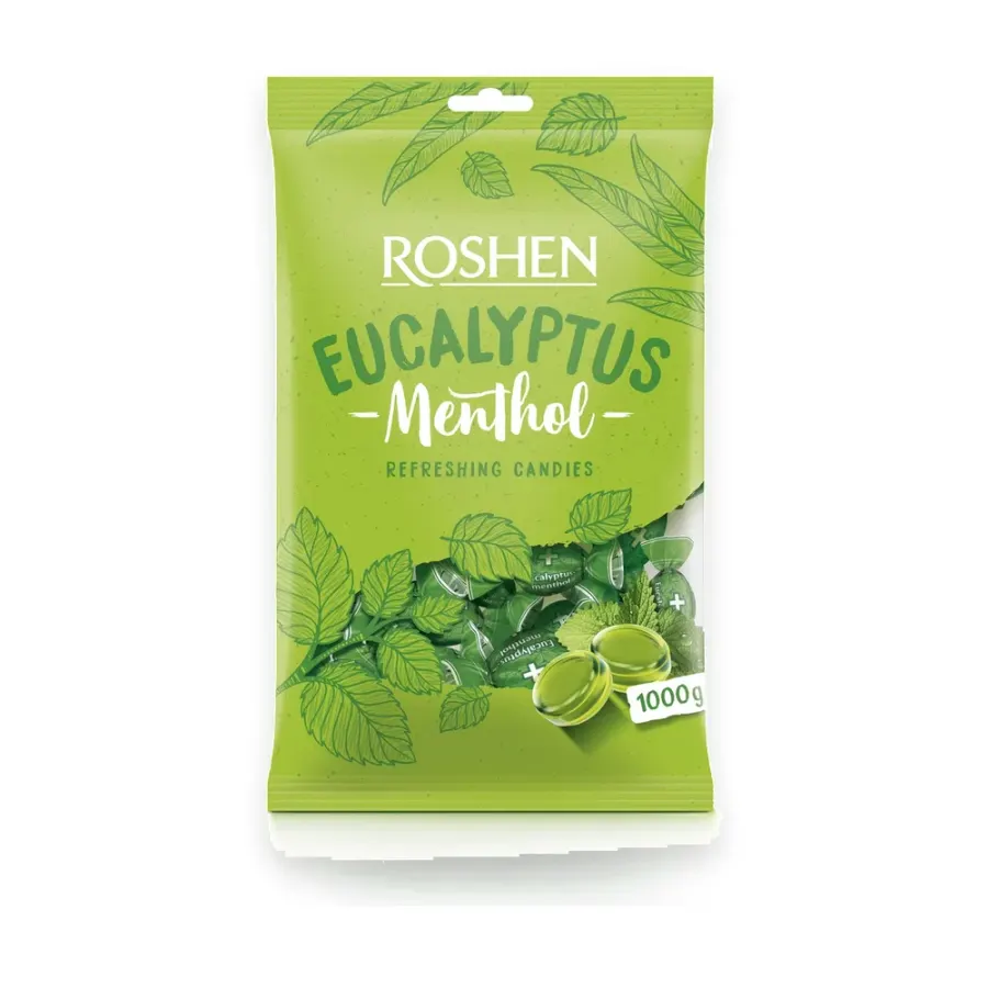 Eucalyptus Menthol bonbony 1 kg