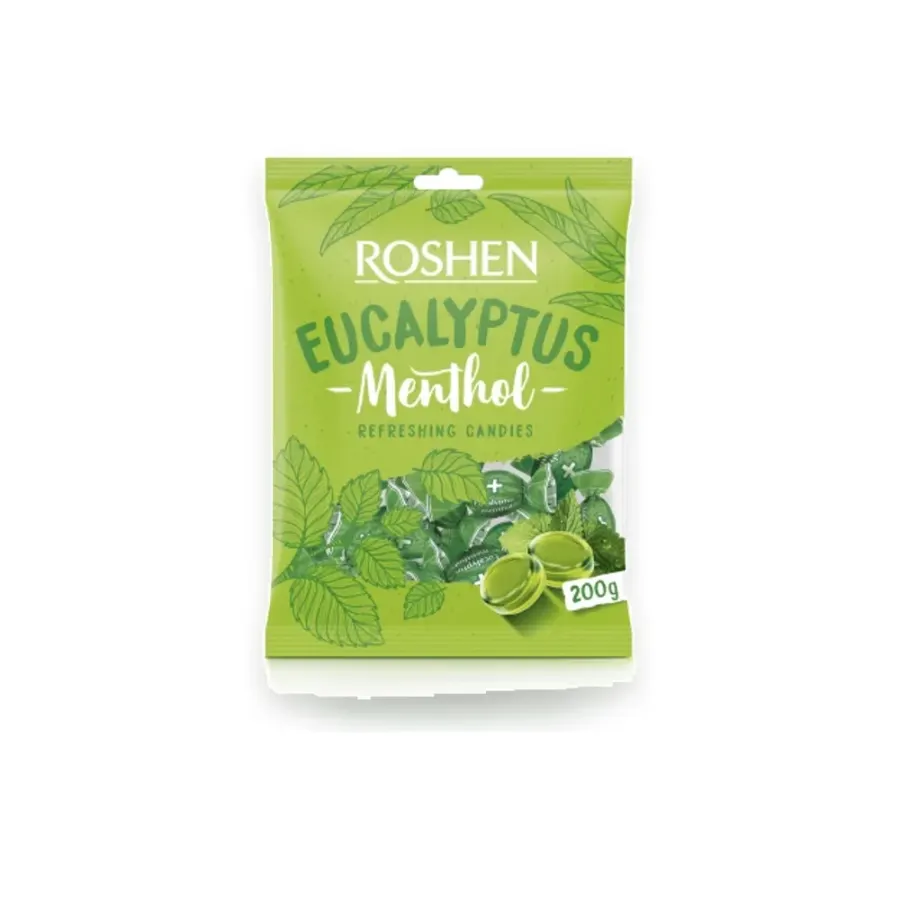 Menthol Eucalyptus bonbóny 200 g