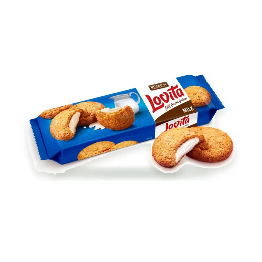 Lovita Heart Milk sušenky 127 g