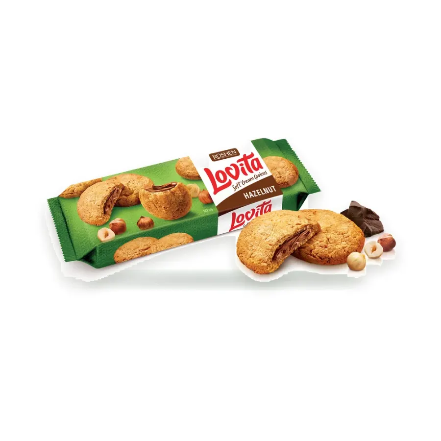 Lovita Oříšek sušenky 127 g