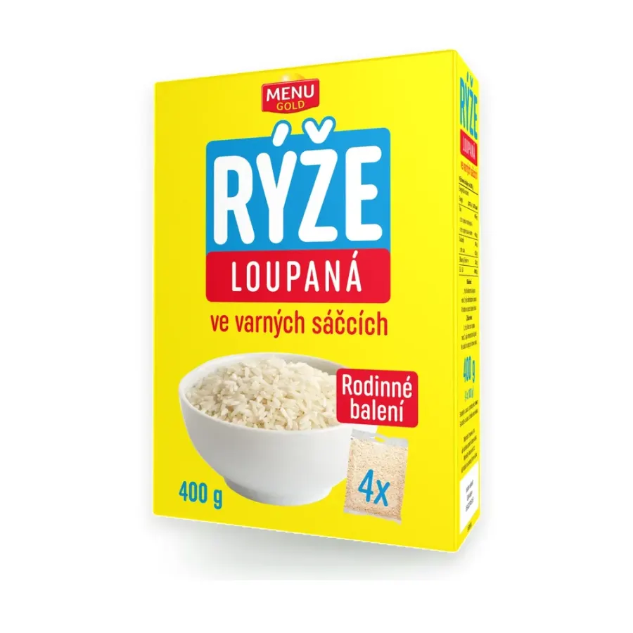 Rýže loupaná ve varných sáčcích 400 g