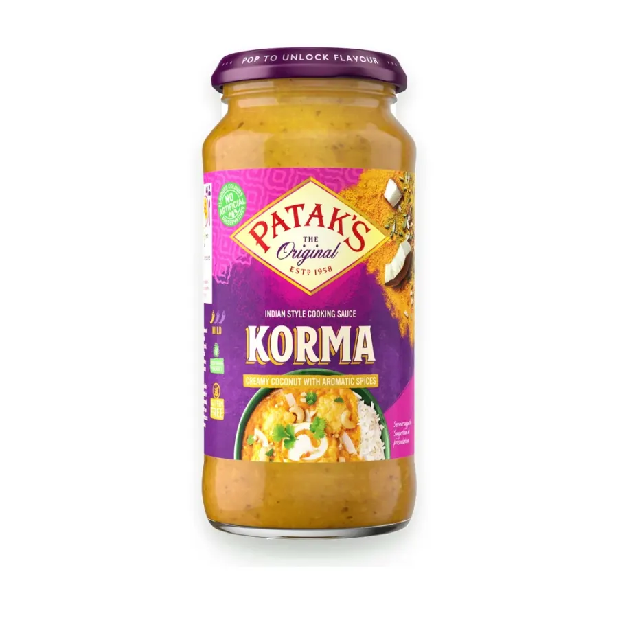 Original Korma omáčka krémová kokos/kari 450 g