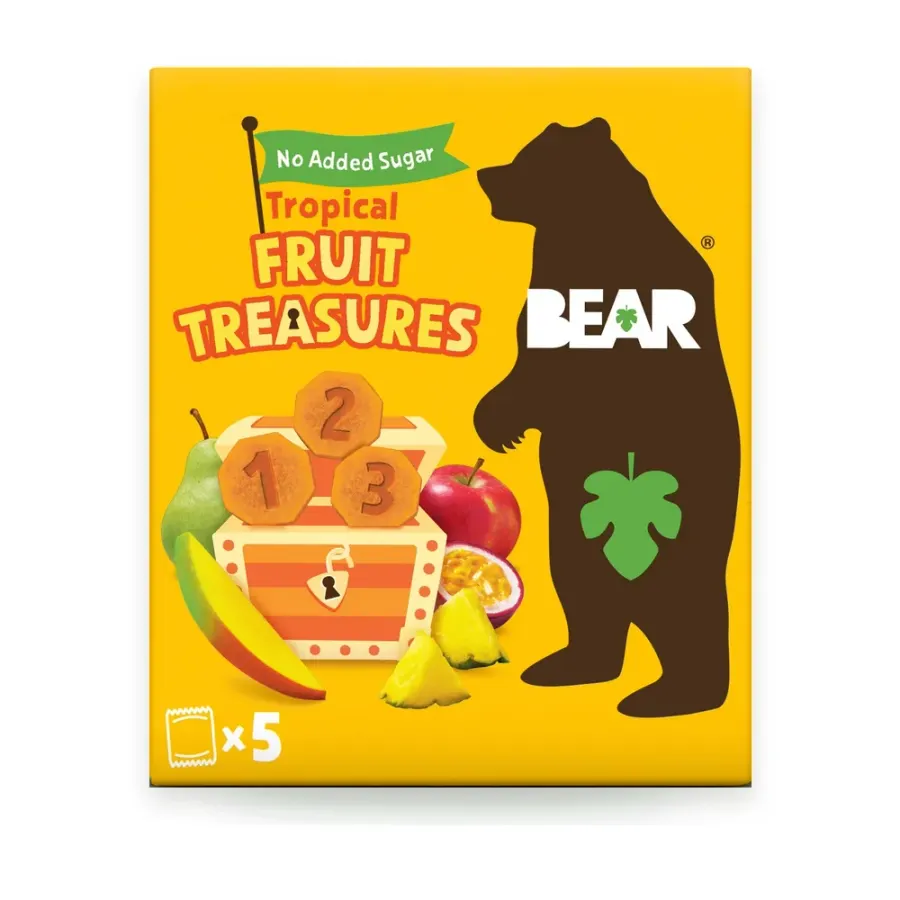 Bear Treasures mango maracuja 5 × 20 g