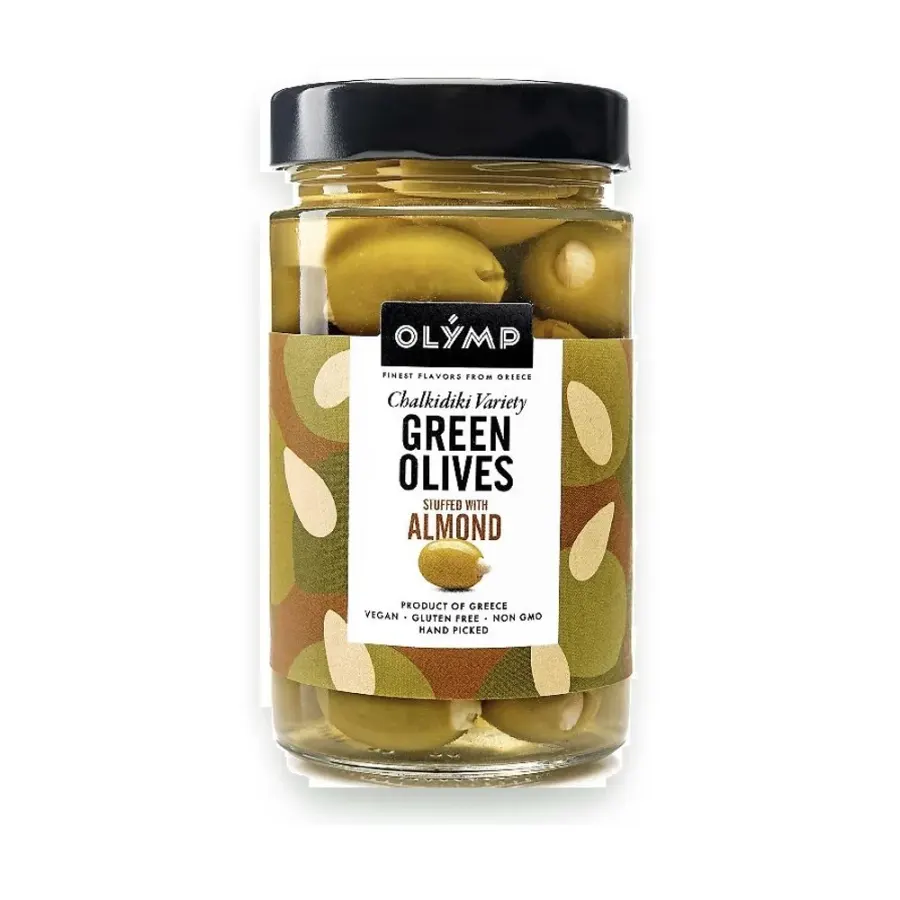 Olivy zelené s mandlí 320 g