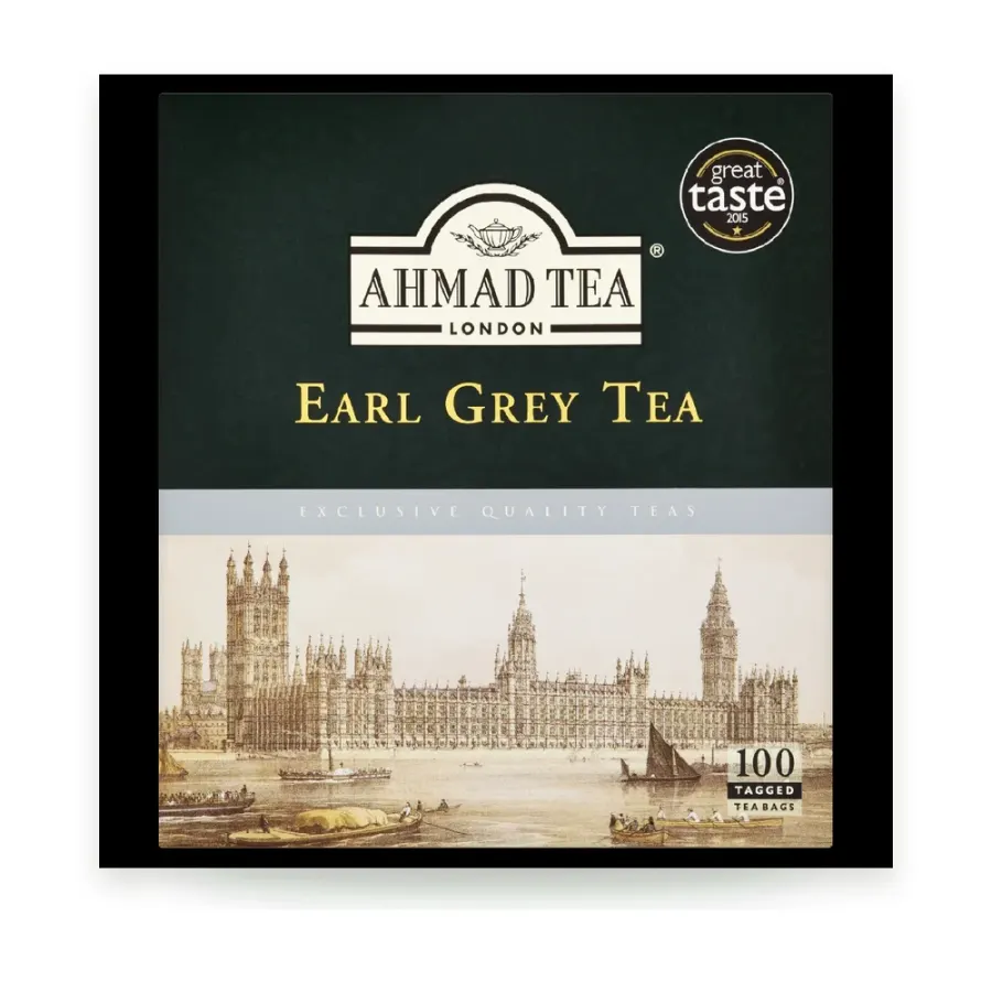 Earl Grey černý čaj s úvazkem 100 x 2 g
