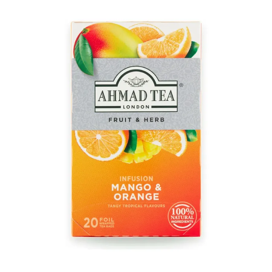 Fruit&Herb Infusion ovocno-bylinná směs mango a pomeranč 20 x 2 g