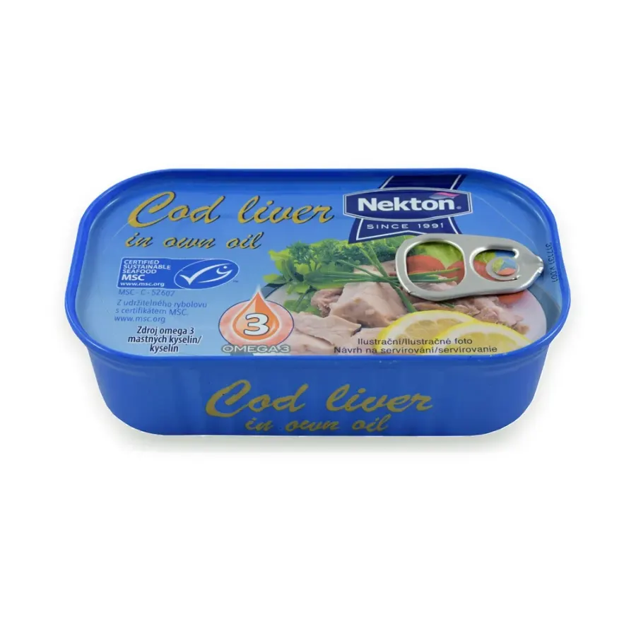 Tresčí játra výběrová ve vlastním oleji 115 g