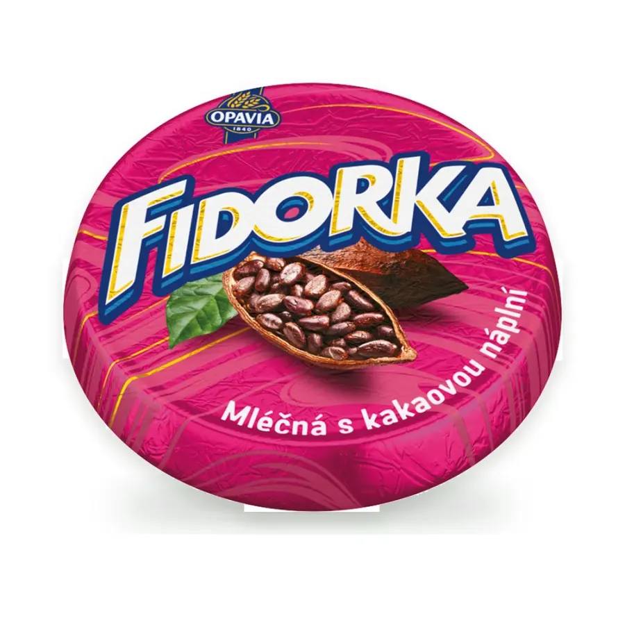 Fidorka mléčná s kakaovou náplní 30 x 30 g