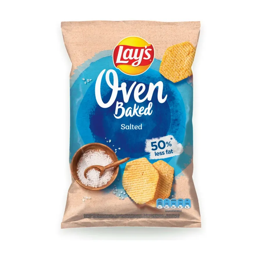 Baked Salt pečené chipsy solené 12 x 110 g