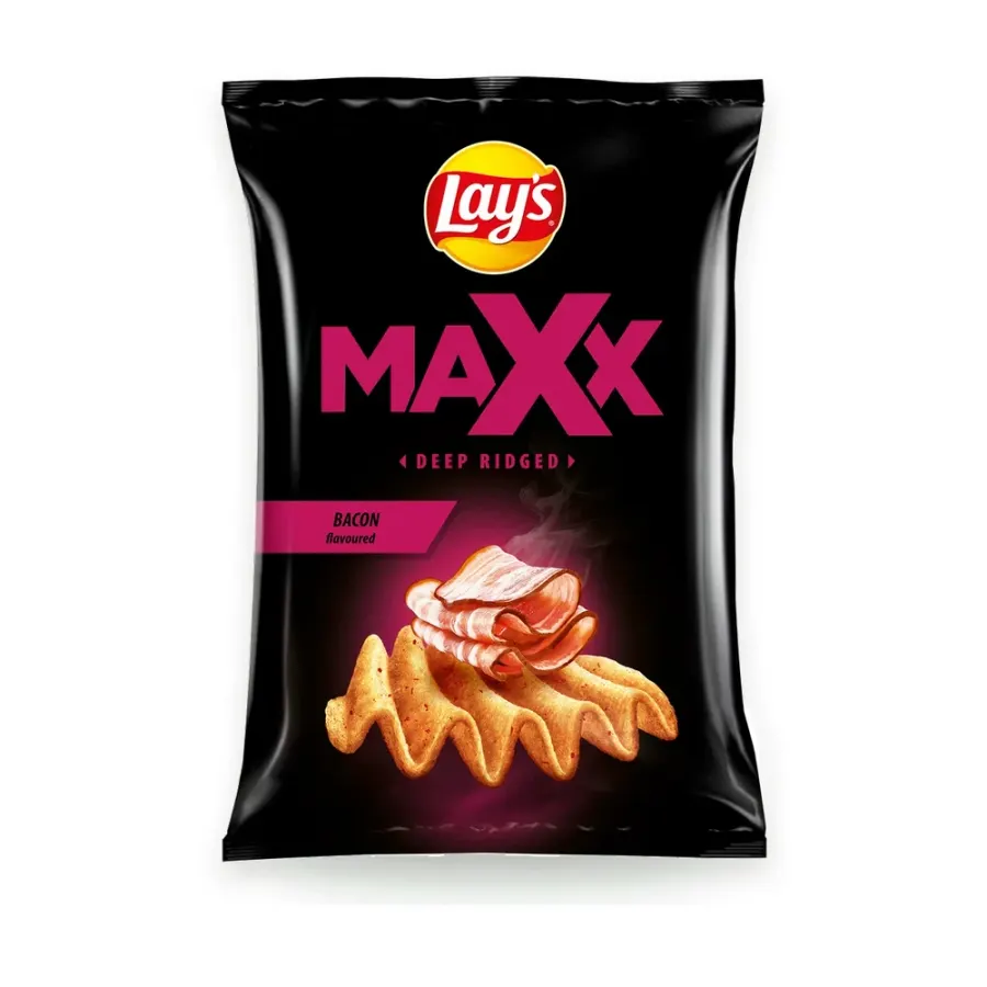 Maxx Bacon chipsy slanina 24 x 120 g