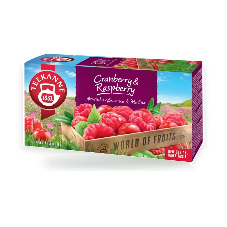 Cranberry Raspberry čaj brusinka a malina 45 g