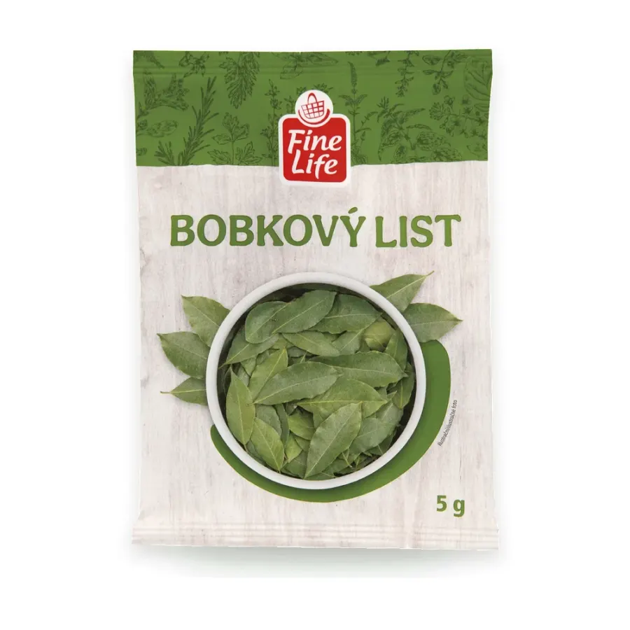 Bobkový list 5 x 5 g