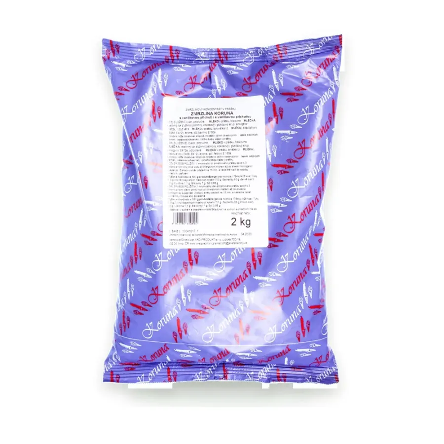 Zmrzlinová směs příchuť vanilka 2 kg
