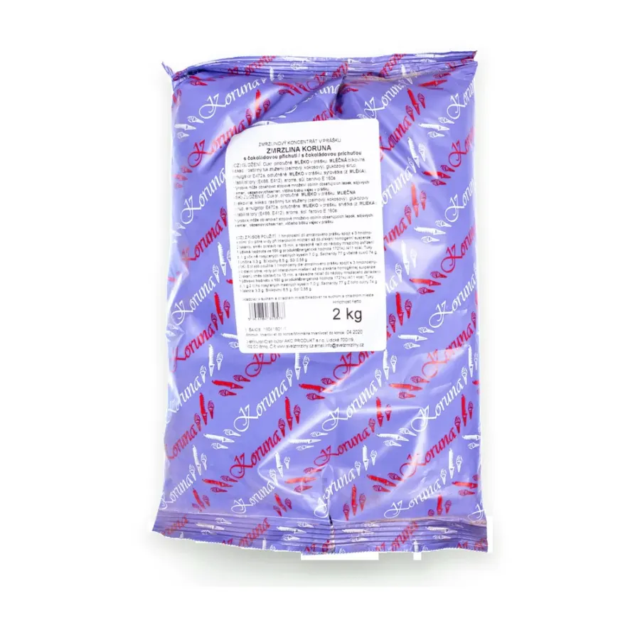 Zmrzlinová směs příchuť čokoláda 2 kg