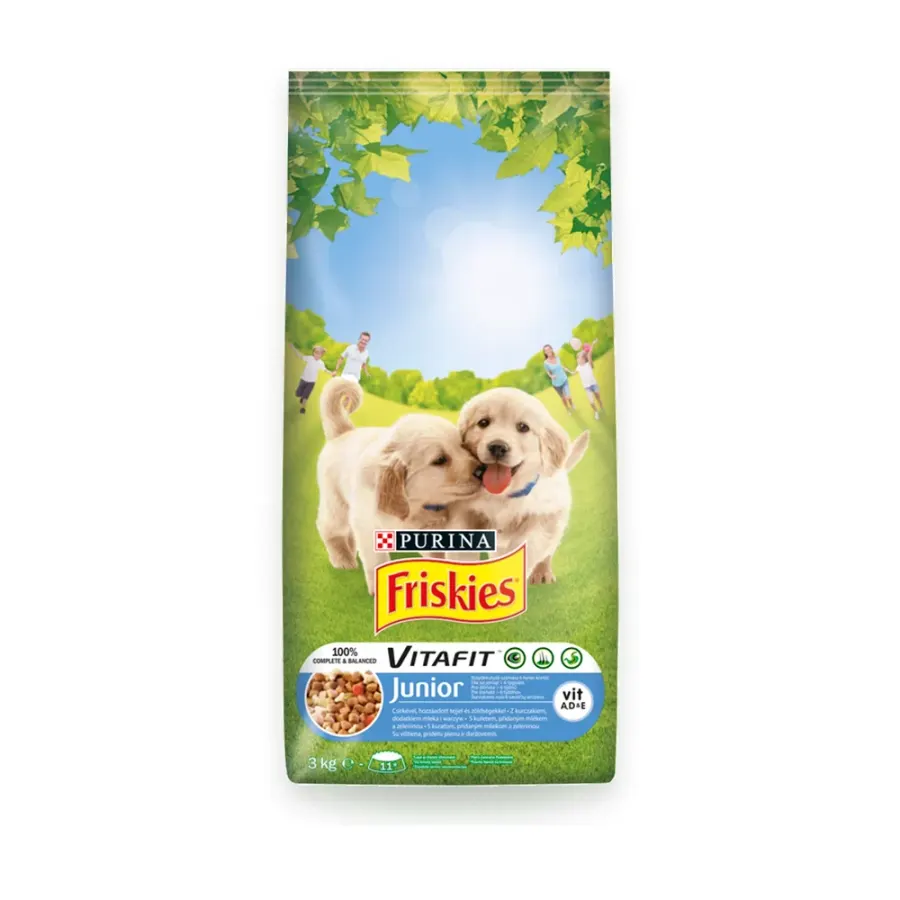 Junior granule pro štěňata kuře s mlékem a zeleninou 3 kg