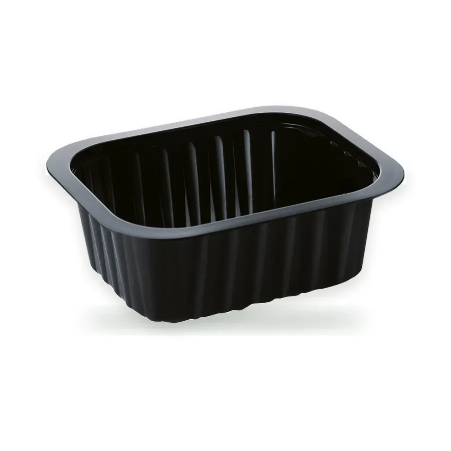 Krabička do baličky polévková 470 ml 138 x 114 mm černá, 300 ks