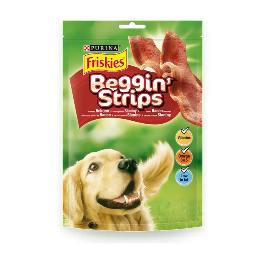 Beggin Strips pamlsky pro psy slanina 120 g