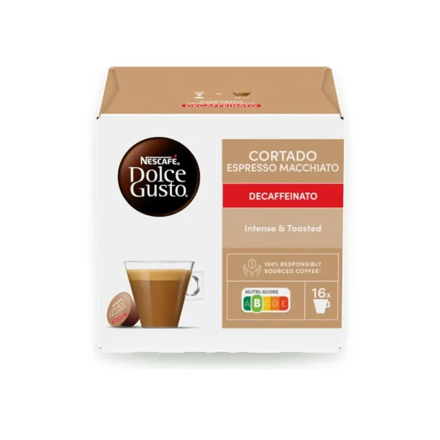 Dolce Gusto Cortado Decaffeinato kávové kapsle 16 ks