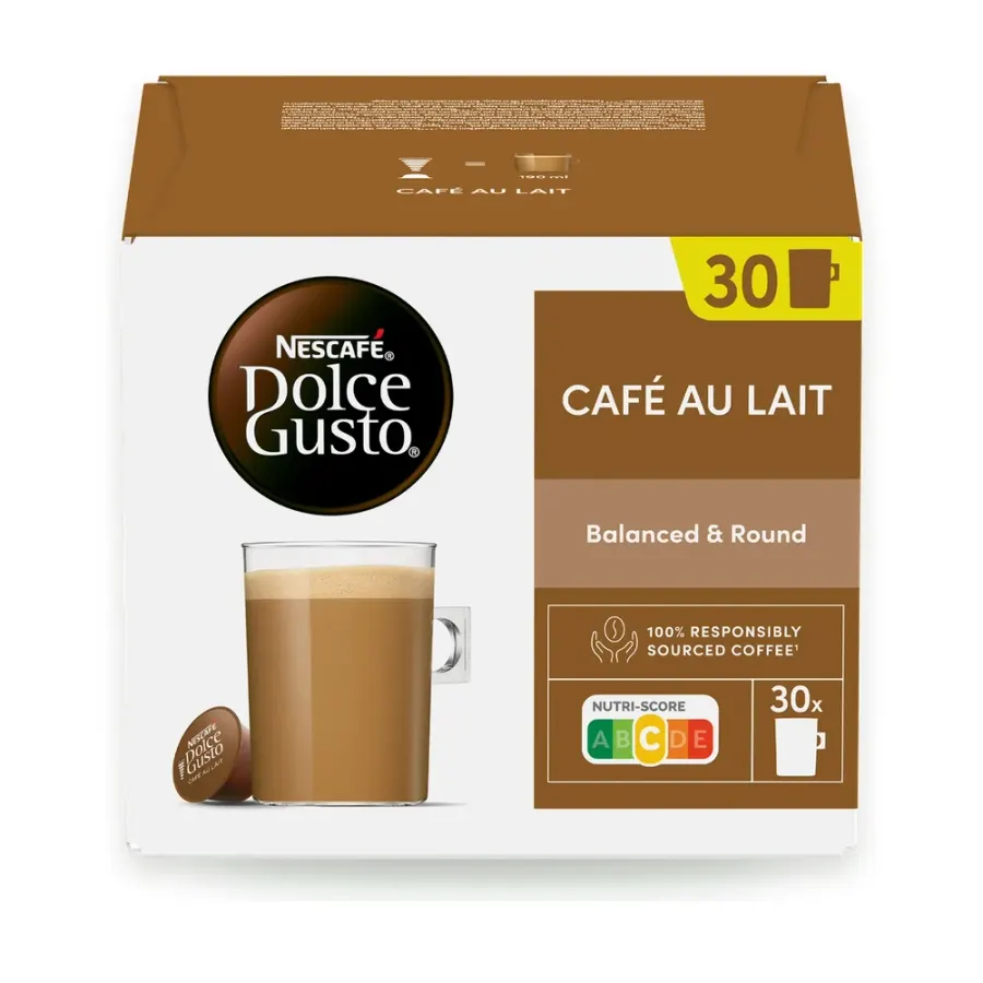 Dolce Gusto Café Au Lait kávové kapsle 30 ks