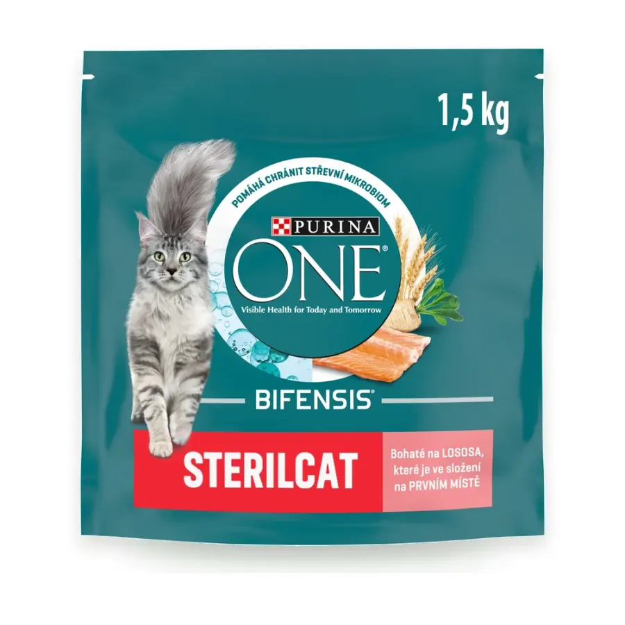 Bifensis Sterilcat granule pro kočky s lososem 1,4 kg