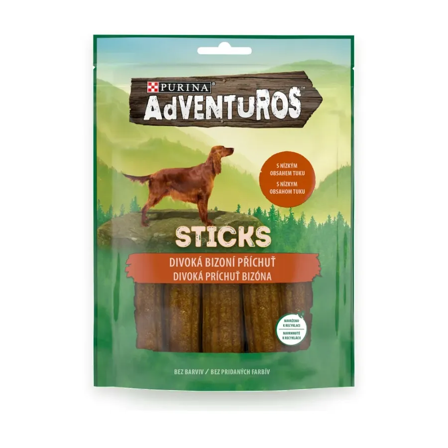 Sticks pamlsky pro psy s bizonem 120 g